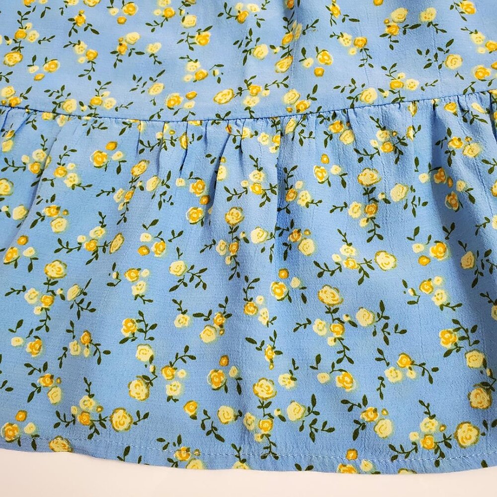 FAITHFULL THE BRAND CHARLOTTE SMOCKED MINI DRESS SIZE 6 - Picture 12 of 14